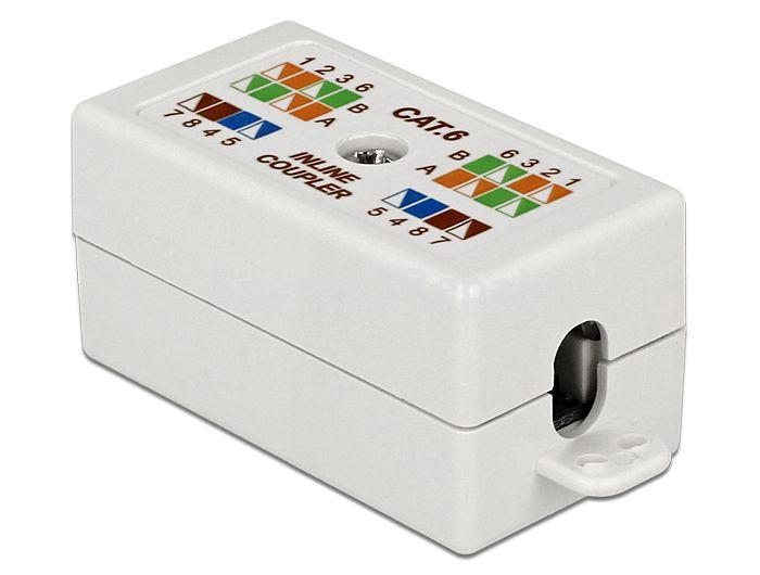 Delock Cable/plugs/adapter - Junction Box For Network Cable Cat.6 Utp Lsa Toolless