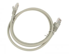 Com Cat7 Patch Cable - Cat7 Lead - Rj45 Plug To Plug - Grey 1.0m
