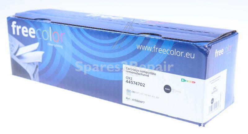 Freecolor Toner Cartridge - B411-frc K15664f7 Toner Black For Oki 44574702