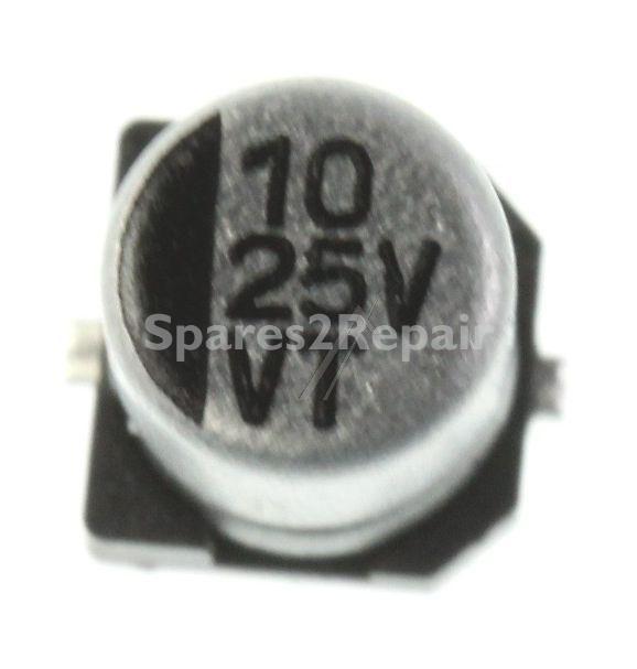 Electrolytic - 10uf-25v 30063253 Cap Elch 10µf 25v M 105° 30ma 4x5 4 Rohs [Vestel]