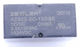 Zettler Pcb Relay To 12v - 12vdc 2a-250vac Relais, 2 Wechsler