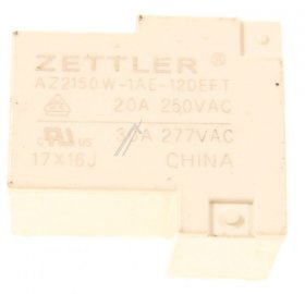 Zettler Pcb Relay To 12v - 12vdc 30a-250vac Relay