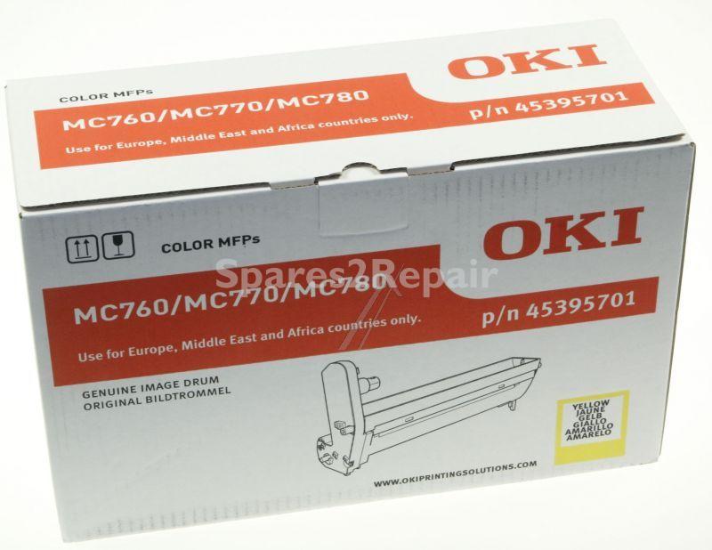 Oki Drum Assembly - 45395701 Oki Drum Yellow Mc760-mc770 30k Mc780