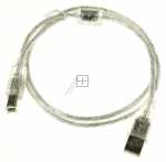 Delock Usb-connector - Cable Usb 2.0 Type-a Male > Usb 2.0 Type-b Male 1 M Transpar