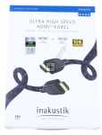Inakustik Highspeed Hdmi Cable - Ultra High Speed Hdmi Kabel | Hdmi 2.1, 2m, Blau-schwarz