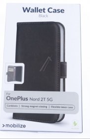 Mobilize Leather Bag Gsm - 28124 Mobilize Classic Gelly Wallet Book Case Oneplus Nord 2t 5g Black