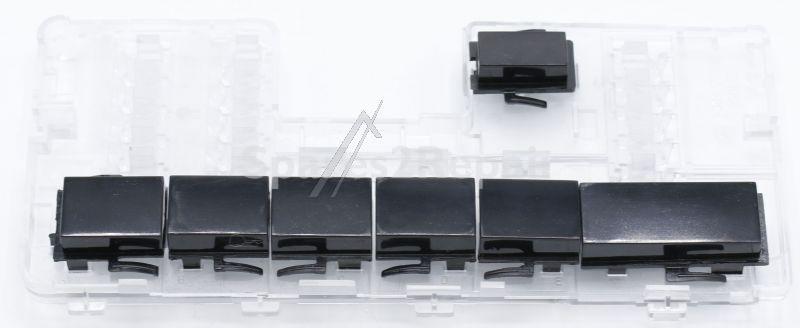 Button Set - 2420400300 C00867714 Light Guide Button Assembly (b13 P black) [Arcelik]