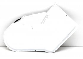 Side Plate - 70006373 Assembly Rear Cover White [Candy Hoover]