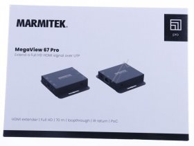 Marmitek Scart Switch Over Box - Megaview 67 Pro Hdmi-extender Utp - 1080p 60hz - 70 M - Poc