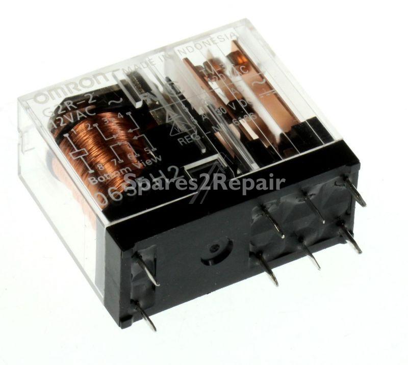 Omron Pcb Relay To 12v - 12vac 5a-250vac Relay, 2 Form C