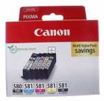 Canon Cartridge - 2078c007 Canon 2078c007 - Pgi-580-cli-581 Bk c m y Ink