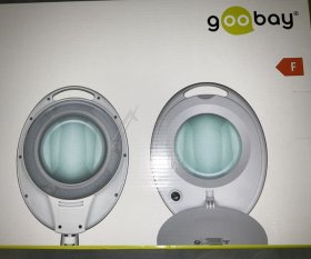 Goobay Magnifier Lamp - Lamp Magnifier Led A + With Screw Clamp Plastic 7 5w White Dimension: 6 5 X75 X 23cm - 60361