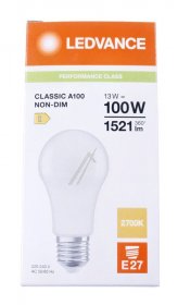 Ledvance E27 Led-emitter - Ac450050555 P Clas A 100 Fr 13 W - LED CLA100 13W 827 FR E27 P