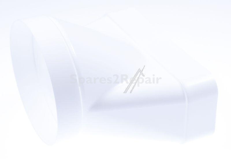 Airforce Extractor Hose Adapter - Afc4043006 Parte Finale Bianco