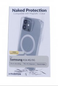 Mobilize Leather Bag Gsm - 80053 Mobilize Magsafe Compatible Naked Protection Case For Samsung Galaxy A16 4g-5g Transparent