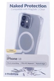 Mobilize Leather Bag Gsm - 27678 Mobilize Magsafe Compatible Naked Protection Case For Apple Iphone 13 Transparent