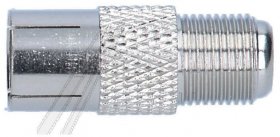 Axing Coaxial Adaptor - Cfa 2-00 Adaptor F Iec Iec-socket To F-socket