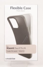 Mobilize Leather Bag Gsm - 80752 Mobilize Rubber Gelly Case Xiaomi Poco X7 Pro 5g Matt Black