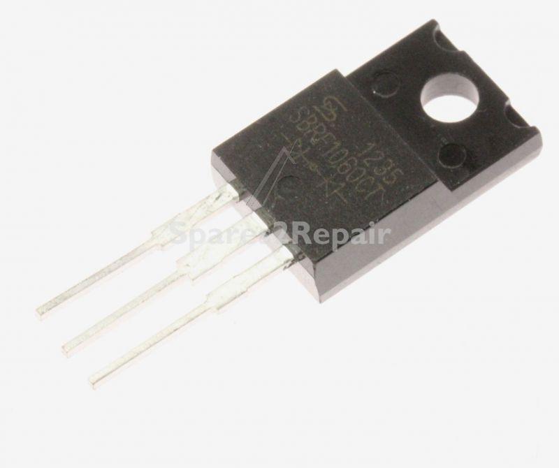 Taiwan Semiconductor Diode - 60v-2x10a Sbrf1060ct Schottky-diode Zweifach Cc To-220f