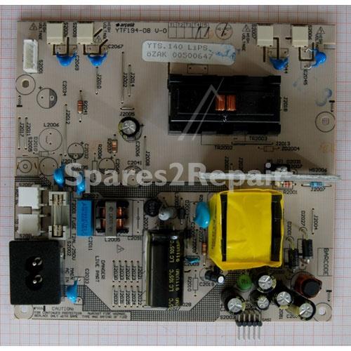 Grundig Power Supply Board - Yts140 C00921080 Power Board 21 6 T5-t6-d6 (psu+inv)