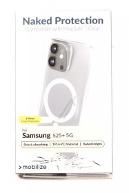 Mobilize Leather Bag Gsm - 80144 Mobilize Magsafe Compatible Naked Protection Case For Samsung Galaxy S25+ 5g Clear