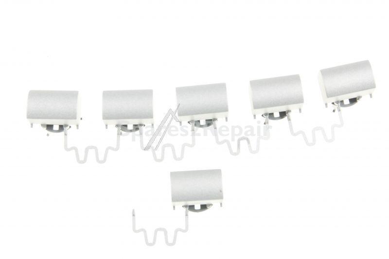 Switch Set - 1527805327 Wash Mode Button silver comple [Electrolux Aeg]