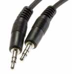 Compatible Jack Plug-jack Plug - 3 5mm Jack Plug - 3 5mm Jack Plug 0 5m Stereo Black