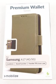 Mobilize Leather Bag Gsm - 81288 Mobilize Premium Gelly Wallet Book Case Samsung Galaxy A17 (4g-5g) Green