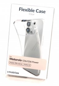 Mobilize Leather Bag Gsm - 81571 Mobilize Gelly Case Motorola Moto G06-g06 Power Transparent