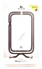 Mystyle Leather Bag Gsm - 29770 My Style Loop Case For Apple Iphone 16 Pro Transparent