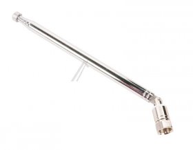 Telestar Telescope Aerial - 5490001 Dab+-fm Telescopic Antenna With F-connector Screwable Spare Parts