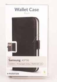 Mobilize Leather Bag Gsm - 81964 Mobilize Classic Gelly Wallet Book Case Samsung Galaxy A37 5g Black