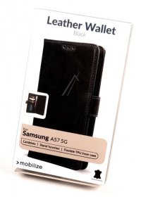 Mobilize Leather Bag Gsm - 81862 Mobilize Leather Wallet Samsung Galaxy A57 5g Black