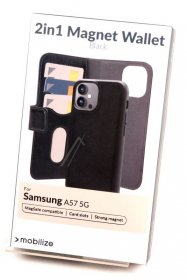 Mobilize Leather Bag Gsm - 81873 Mobilize 2in1 Magnetic Gelly Wallet Case Samsung Galaxy A57 5g Black
