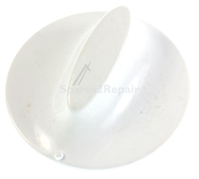Button - C00075318 482000076383 Knob White [Whirlpool Indesit]