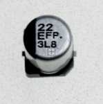 Panasonic 25v Smd electrolytics 85 Degre - 22uf-25v Eeefp1e220ar Smd-elco Pan 105° 5x5 8mm -rohs-compliant-