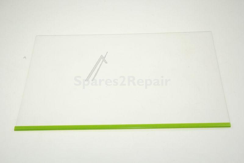 Vegetable Drawer Cover - C00324012 481010373117 Crisper Cover + Plastic Profile [Whirlpool Indesit]