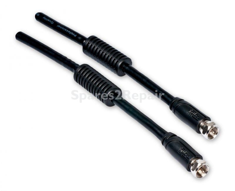 Fuba Sat Connecting Cable - Ffs 050 F-anschlußkabel, 0,50m,schwarz