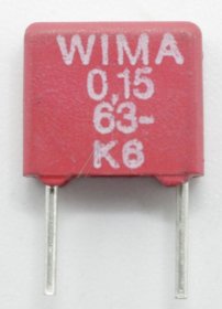 Wima Mks2 Pulse Capacitor - 0 15uf-63v Mks2c031501a00jssd Mks2 Capacitor Rm=5 0mm -rohs Compliant-
