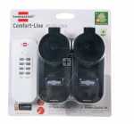Brennenstuhl Rc Radio Power Outlet - Rcce10201 Comfort Remote Control Set Ip44
