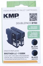 Kmp Cartridge - 1522 4821 B78d Ink Cartridge Black 2-pack Each 12 7ml
