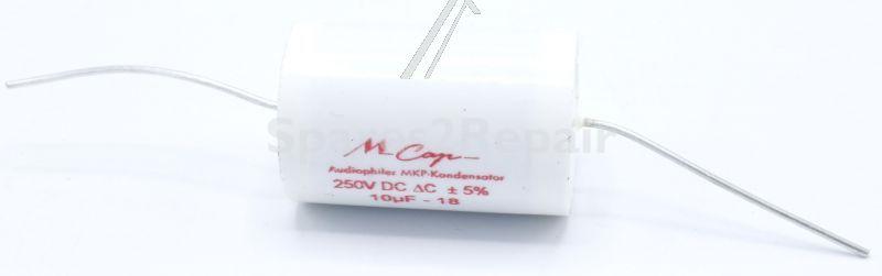 Mundorf Foil Capacitor - 10uf-250v Audio Filmcap. Axial 85° 22x35mm