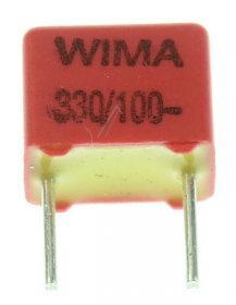Wima Foil Capacitor - 330pf-100v Fkp2-impulskondensator Rm=5mm -rohs-konform-