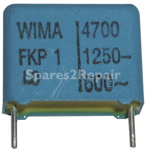 Wima Fkp1 Pulse Capacitor - 4700pf-1250v Fkp1-impulskondensator Rm=15mm