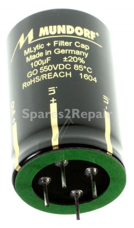 Mundorf Radial Electrolytics 105 Degre - 100uf-550v Audio Filter-elcap Radial 105° 35x55mm 4-polig
