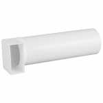 Nedco Bent Flat Pipe - 62304 Elbow With Telescope Pipe Ø 100mm-110x54mm