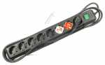 BRENNENSTUHL 8 Way Socket Outlet Switch ECO-LINE 8 WAY SOCKET OUTLET SWITCH, BLACK, 3M