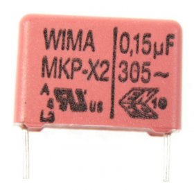 Wima X2 Emi Suppression Capacitor M - 0 15uf-305vac Mkx2aw31504c00kssd Mkp-x2 Suppression Capacitor Rm=15mm -rohs-