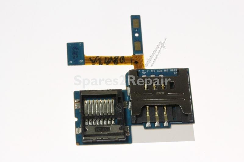 Samsung Sim Card Reader Internal - Gh59-11434a Assembly Etc-sim Fpcb