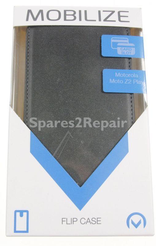 Mobilize Leather Bag Gsm - 23692 Mobilize Classic Gelly Flip Case Motorola Moto Z2 Play Black
